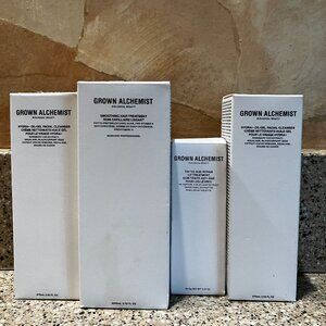 Grown Alchemist Lip Treatment , 2 Hydra Oil Gel Facial Cleanser , Hair Treatment
